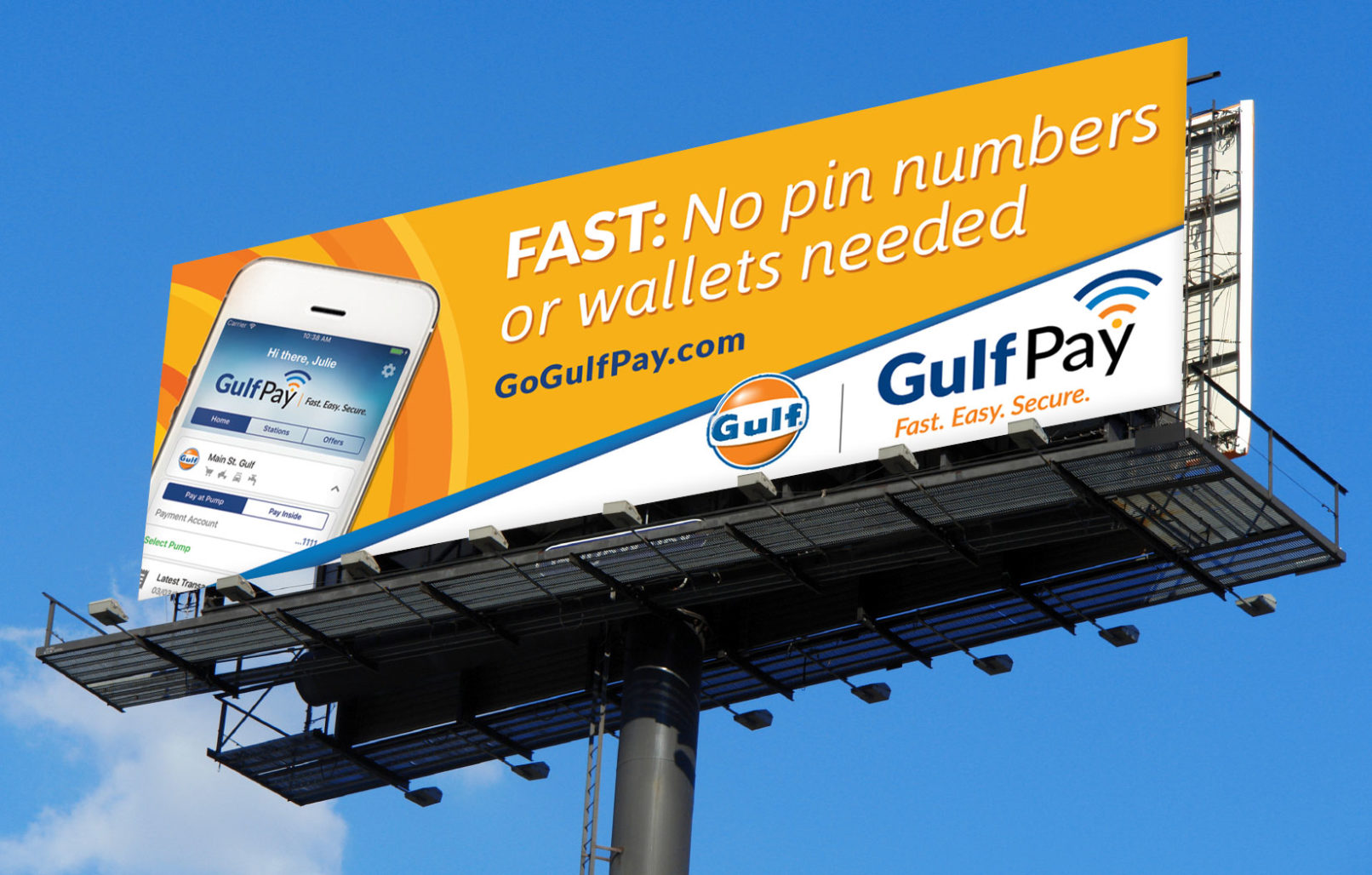 Gulf pay billboard