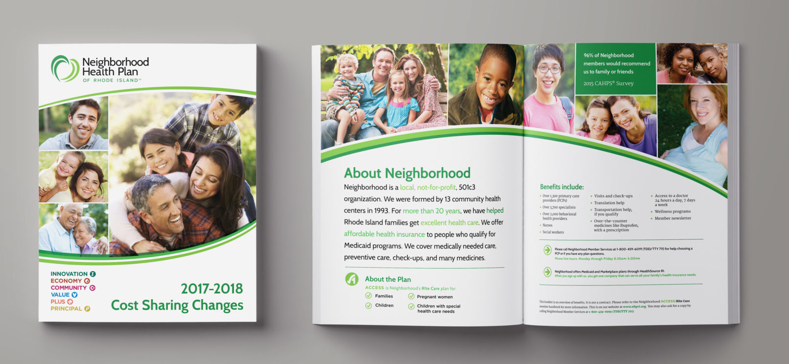 Neighborhood Health Plan Marketing Booklet by Mattie Wells