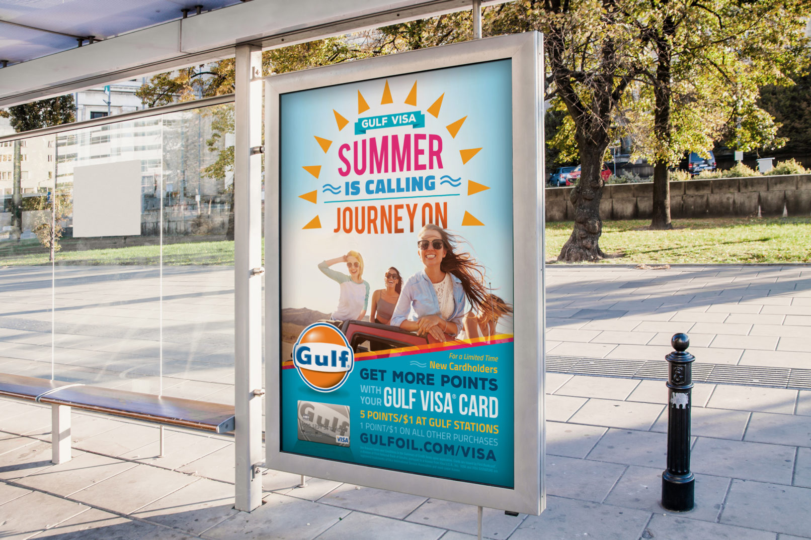 Gulf Oil Station Signage