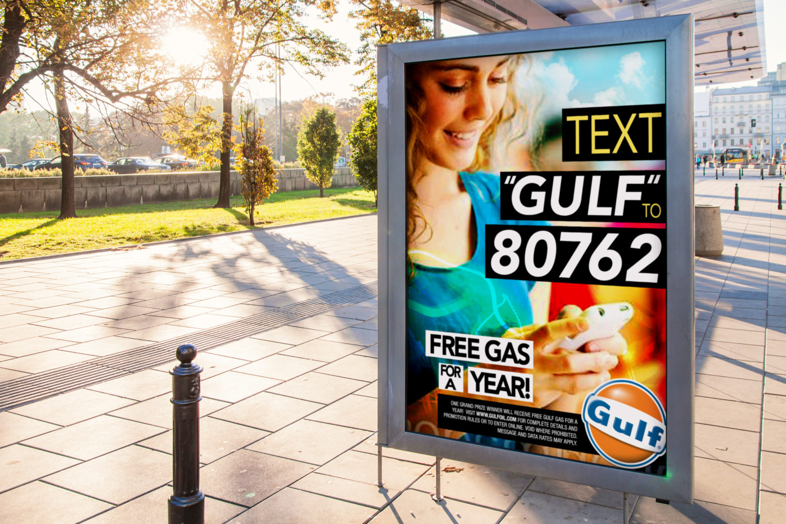 Gulf Oil Station Signage