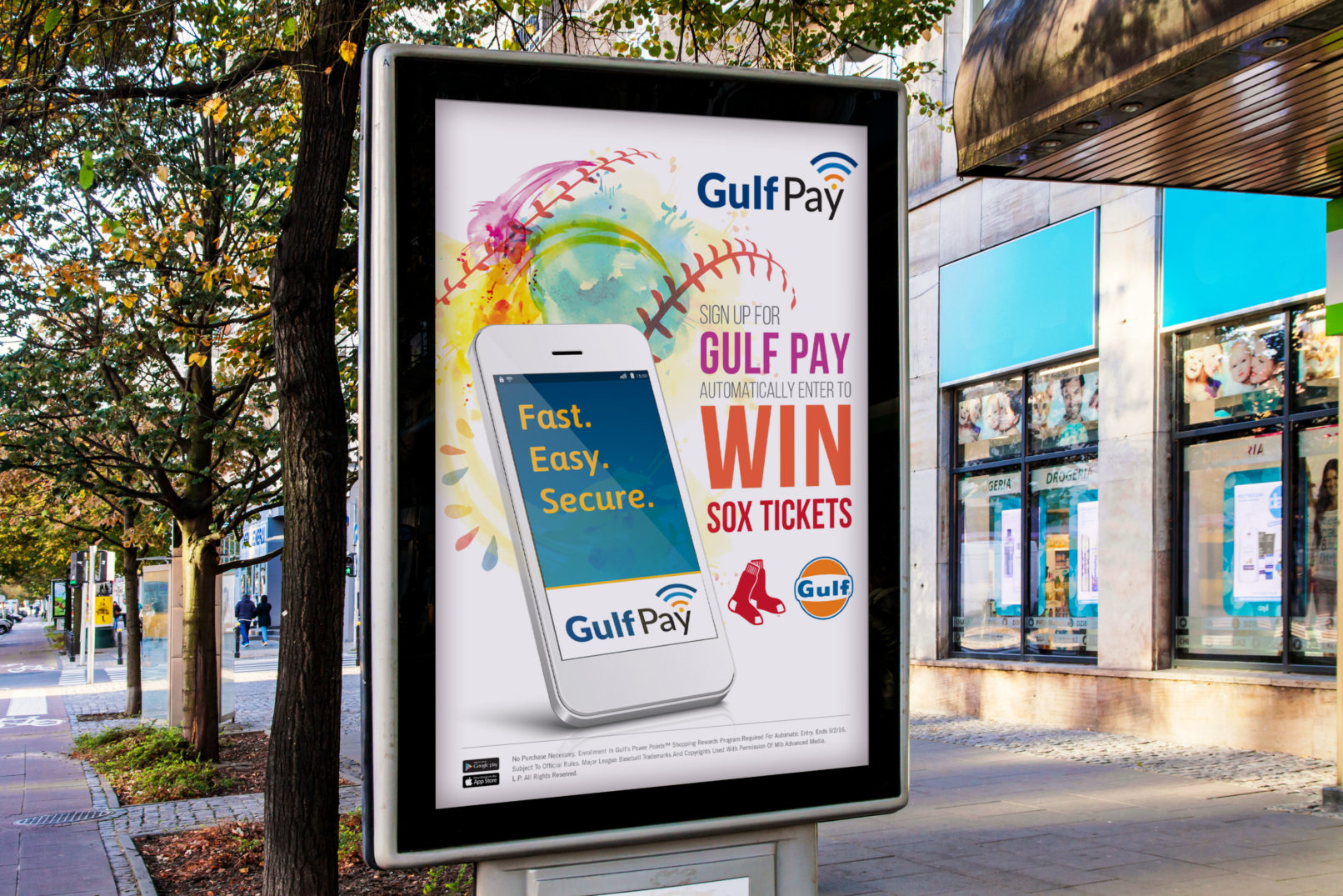 Gulf Oil Station Signage