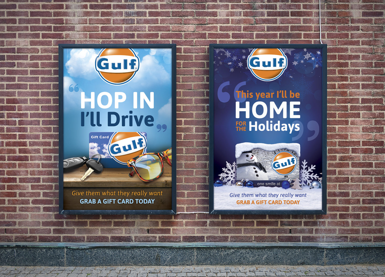 Gulf Oil Station Signage