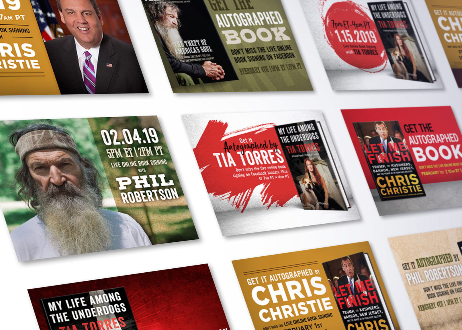 Facebook Ad Designs By Mattie Wells