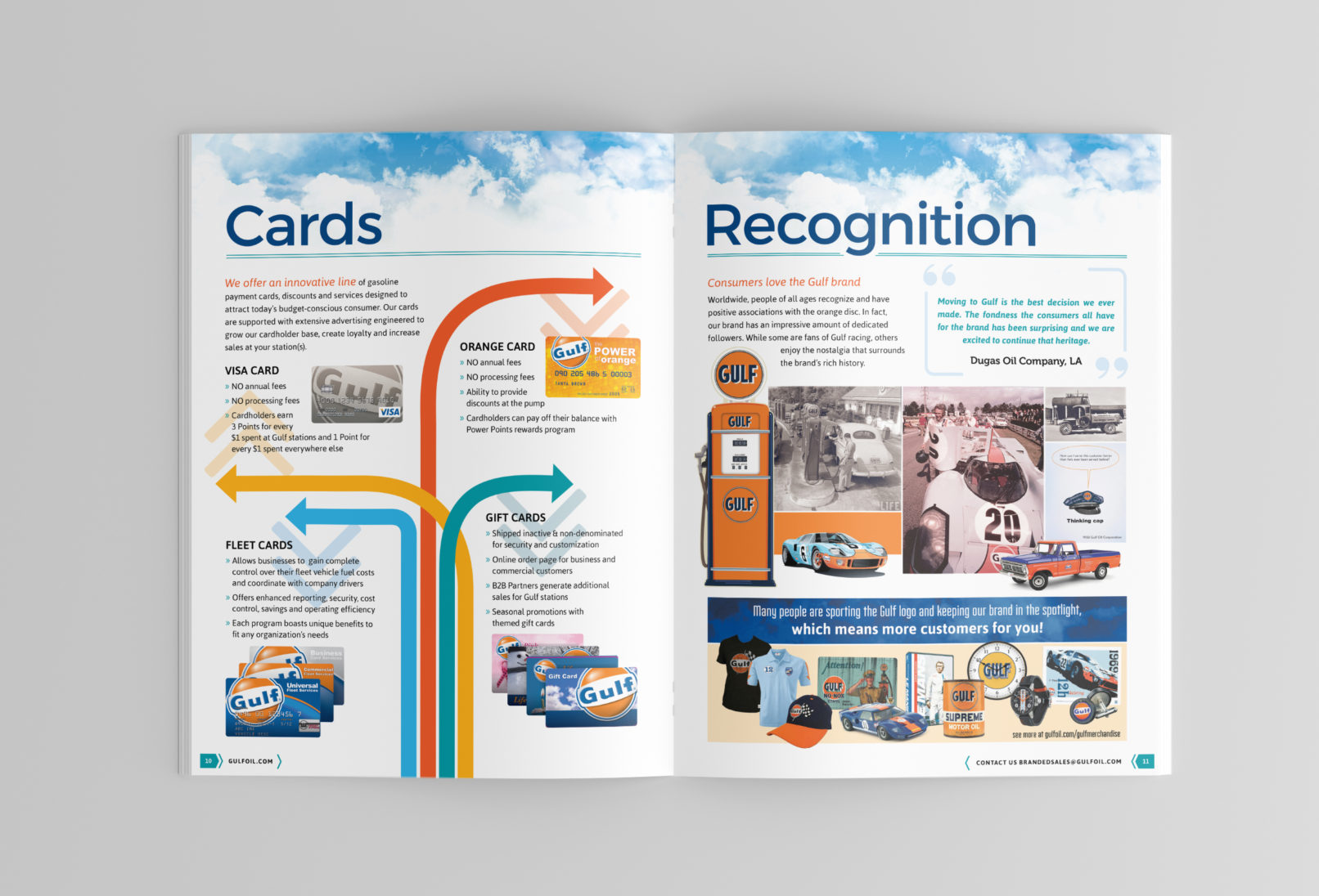 Gulf Sales book design by mattie wells